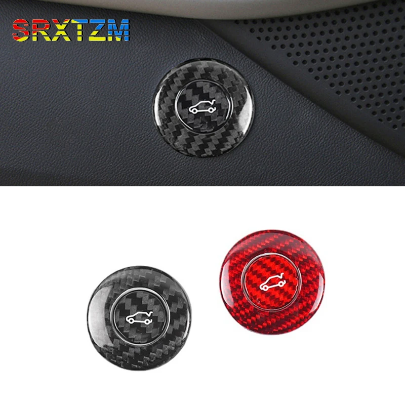 

Carbon Fiber Car Trunk Taildoor Tail Door Switch Button Trims For Chevrolet Camaro 2016-2023