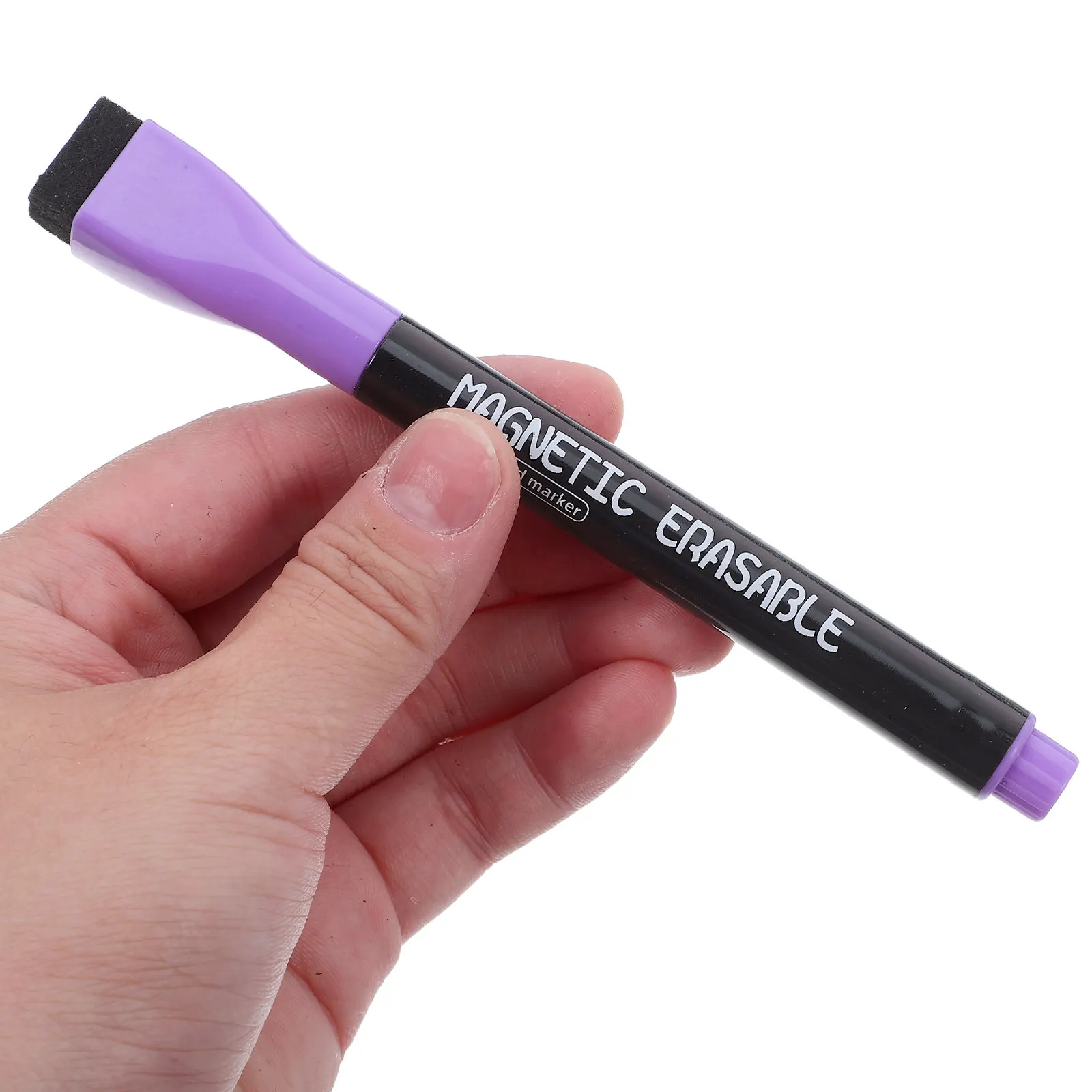 

8Pcs Magnetic Whiteboard Markers Ergonomic -Drying Ink Removable Eraser Caps for Whiteboards Glass Refrigerators Dry