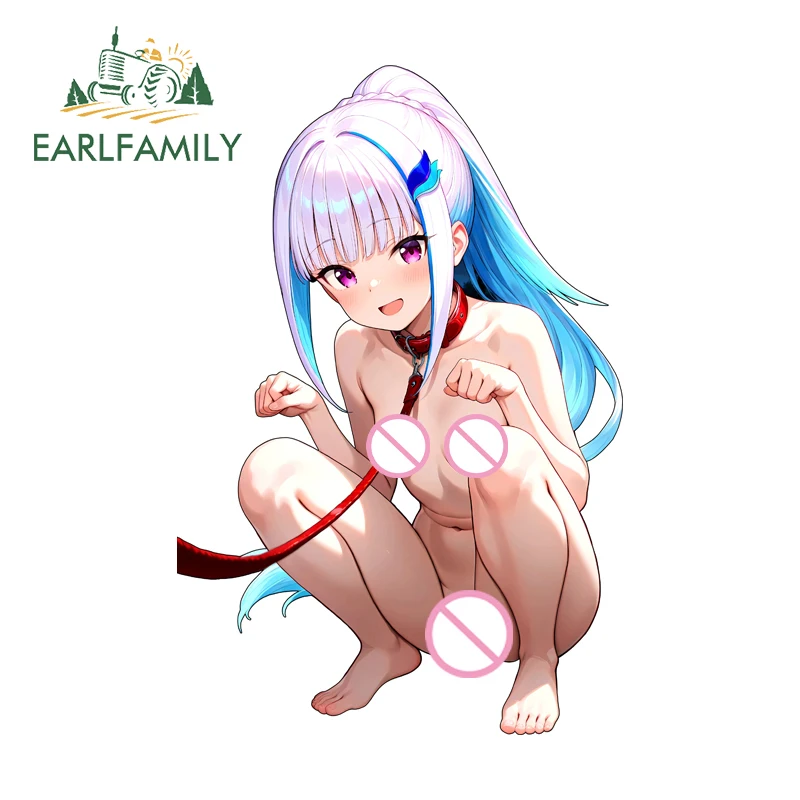 EARLFAMILY Nijisanji Tid Up ملصقات السيارات شخصية دراجة نارية عارية BDSM ملصق مضاد للمياه مقاوم للخدش الملحقات الخارجية #1