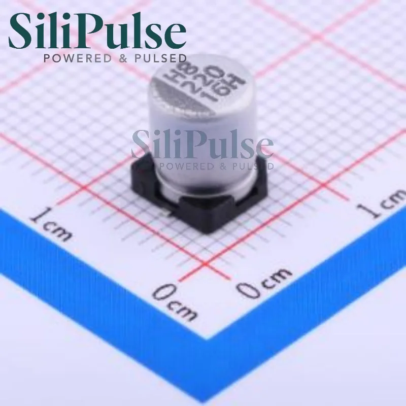 (100-500pcs) VZH221M1CTR-0607 SMD,D6.3xL7.7mm 100% Original In Stock 6.3mm*7.7mm 220μF ±20% 16VDC