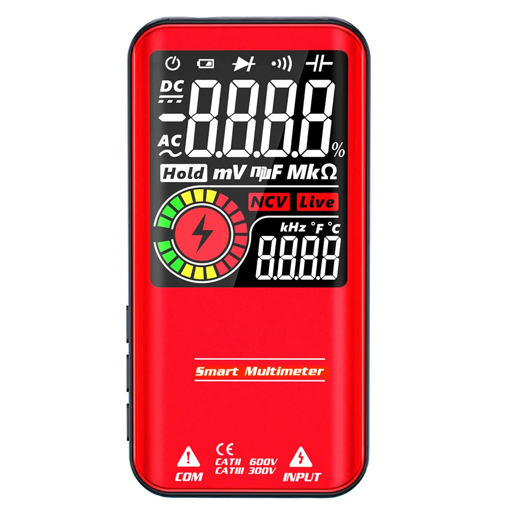 S11 Digital Multimeter 9999 Counts Auto Range NCV Tester With Color LCD Screen For AC DC Voltage Resistance Capacitance Tool