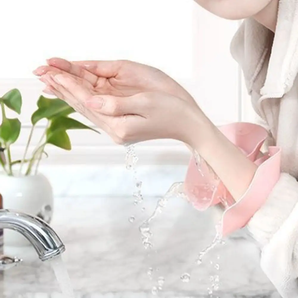 أساور معصم لغسيل الوجه قابلة للغسل ، تنسكب على ذراعيك ، غسول معصم سيليكون ، أكمام مبللة للغسيل ، تحافظ على الجفاف أثناء الغسيل