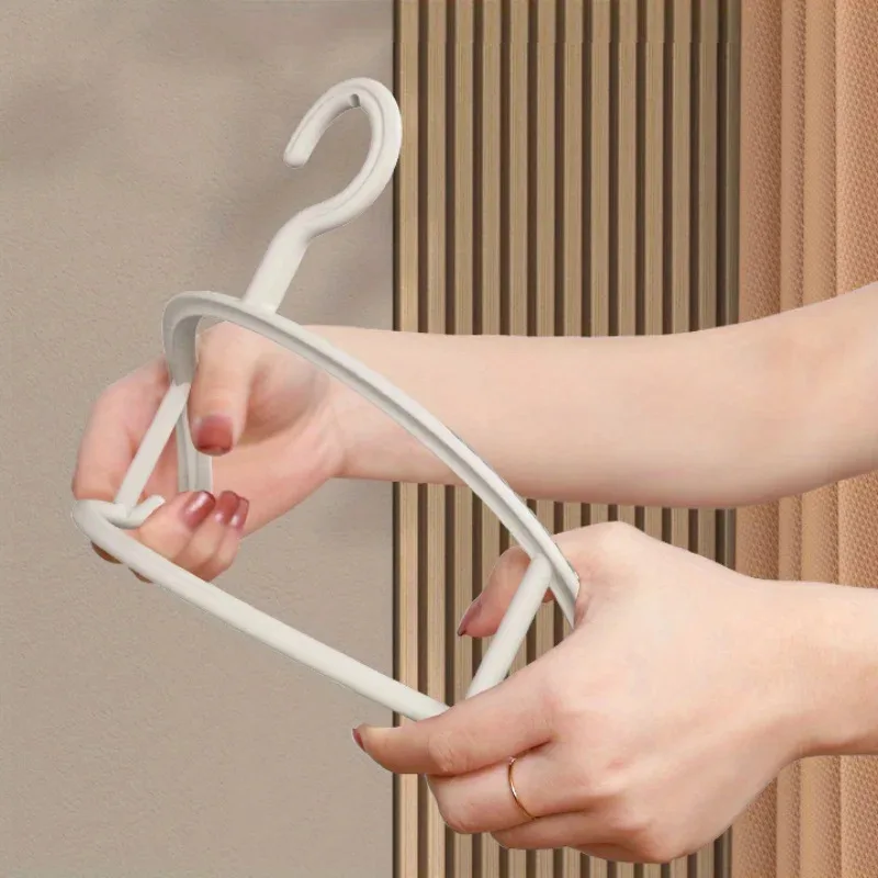 Household Non-slip Hanger, Thick  Wide Shoulder Plastic Drying Rack, Used To Hang Clothes