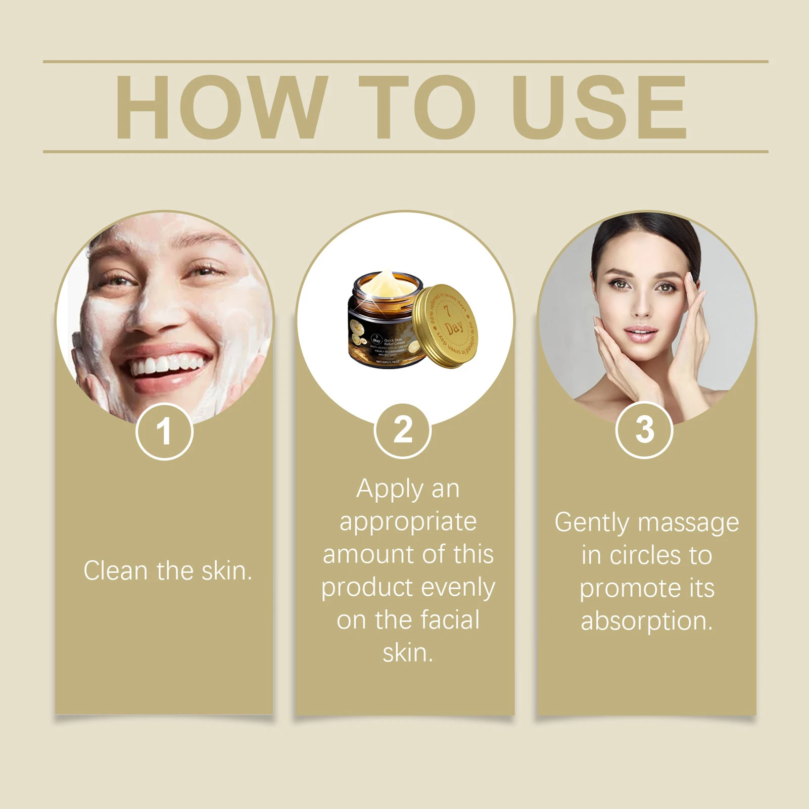 Multi-Effect Skin Repair Cream Improve Skin Pigmentation Cream for Dry Mixed And Sensitive Skin