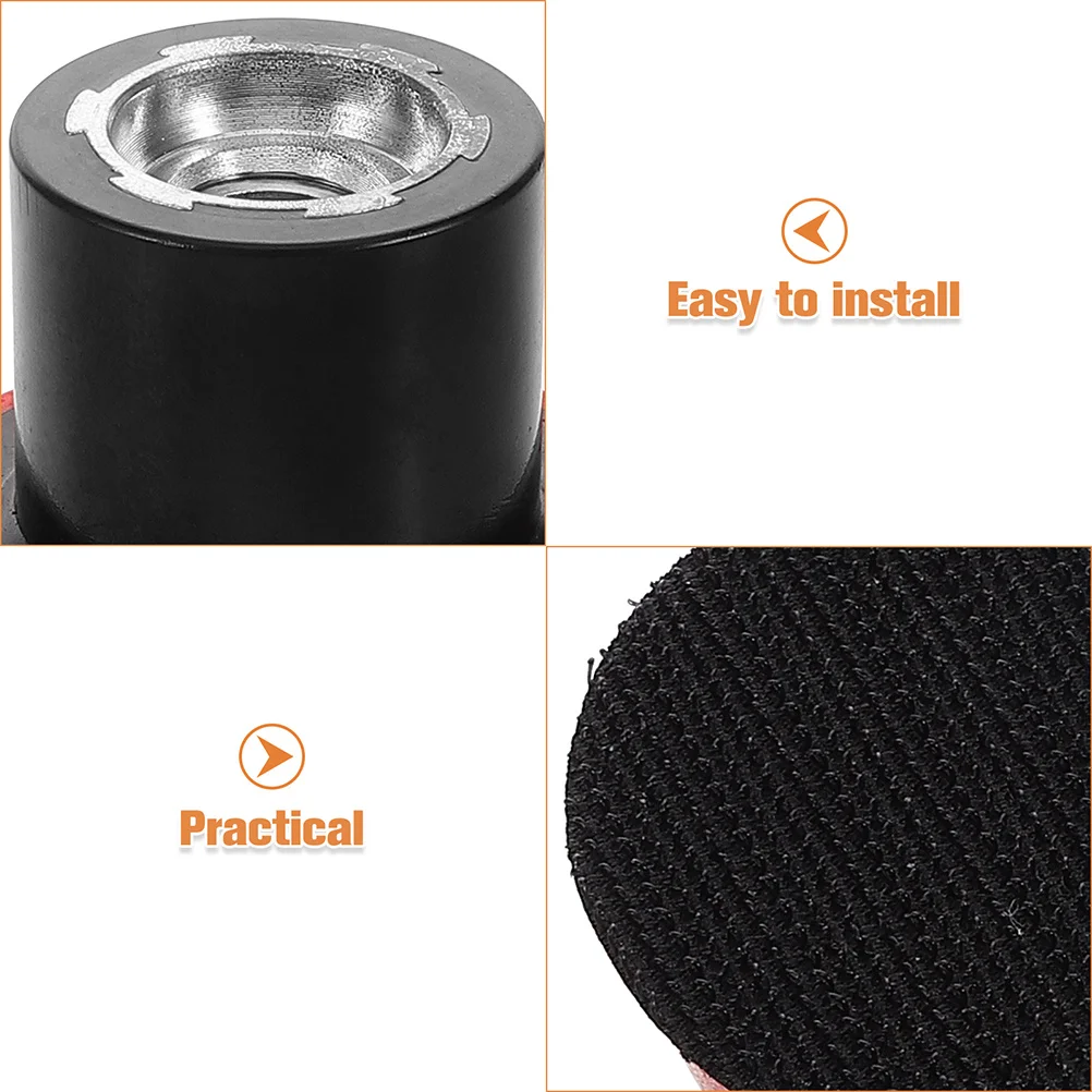 2 pçs almofadas de apoio moedor de ângulo auto-adesivo suporte de disco de lixamento buffer polimento almofada de moagem acessório discos de polimento
