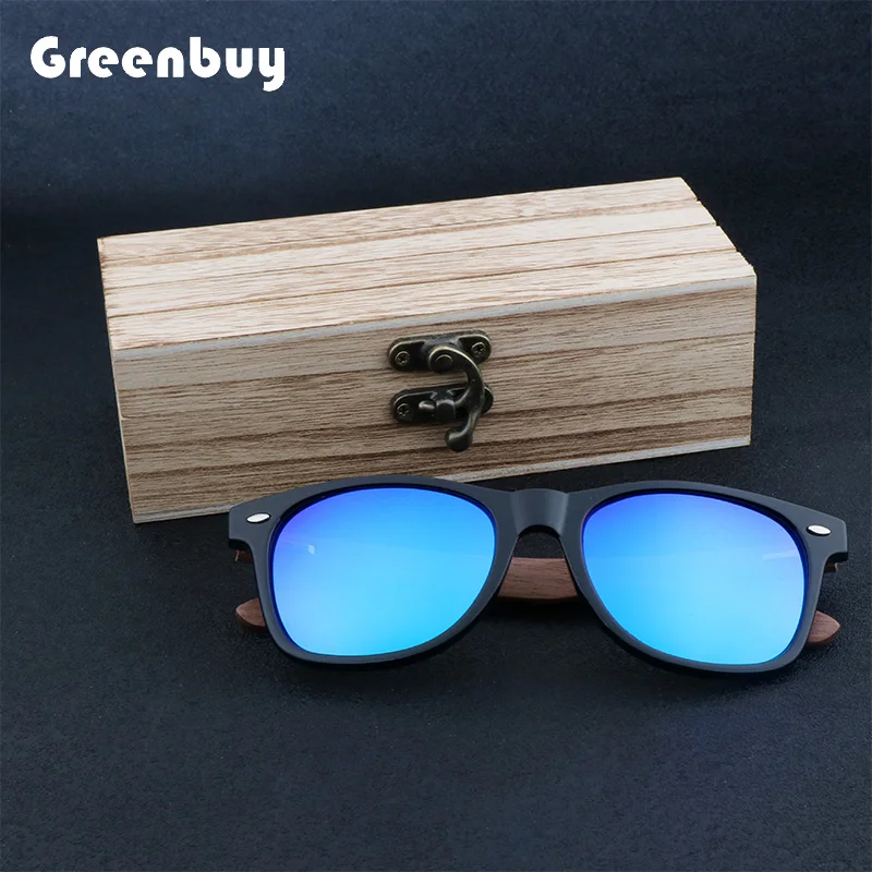 

New Luxury Polarized Black Walnut Sunglasses Men's Driving Shades Male Sun Glasses Vintage Travel Fishing Classic Eyewear UV400