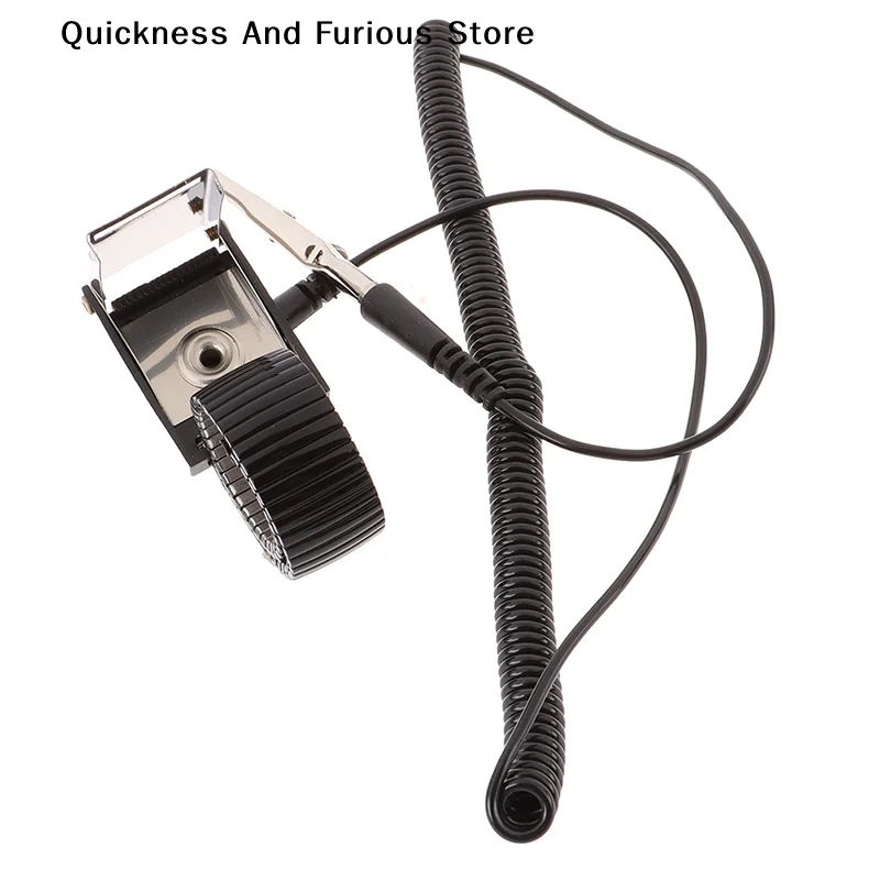 【TO】Hot Sale Anti Static Work Wrist Strap ESD Adjustable Discharge Belt Ground Metal Bracelet