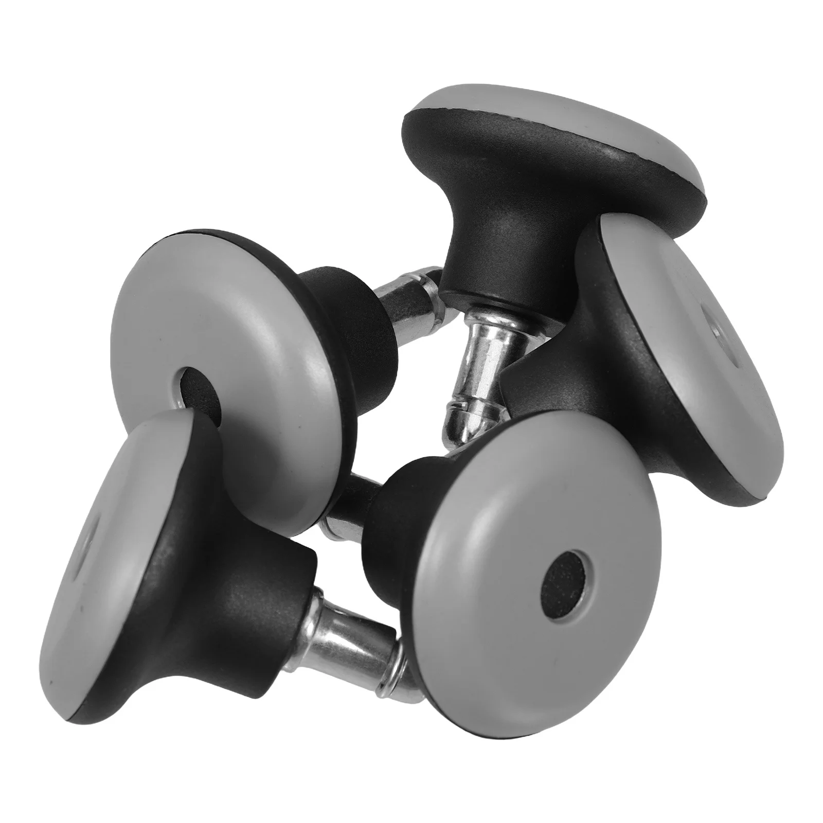 

5pcs Office Chair Fixed Casters Short Stem Bell Glides Pu Floor Protection Wheels For Carpet Chair Leg Protectors