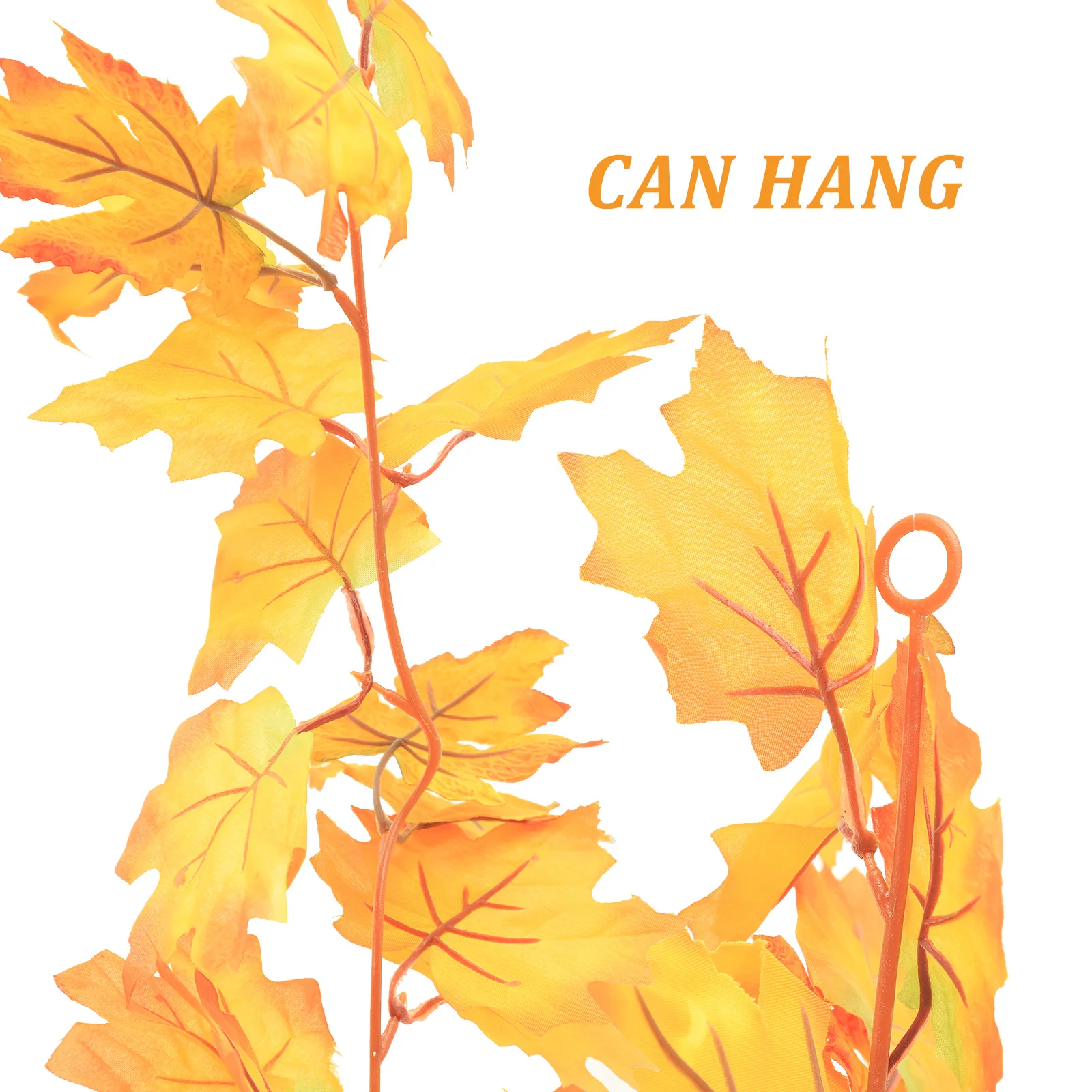 

Artificial Autumn Maple Leaf Vine Stable Hanging Decor for Thanksgiving Halloween Party Decor Maple Leaf Rattan