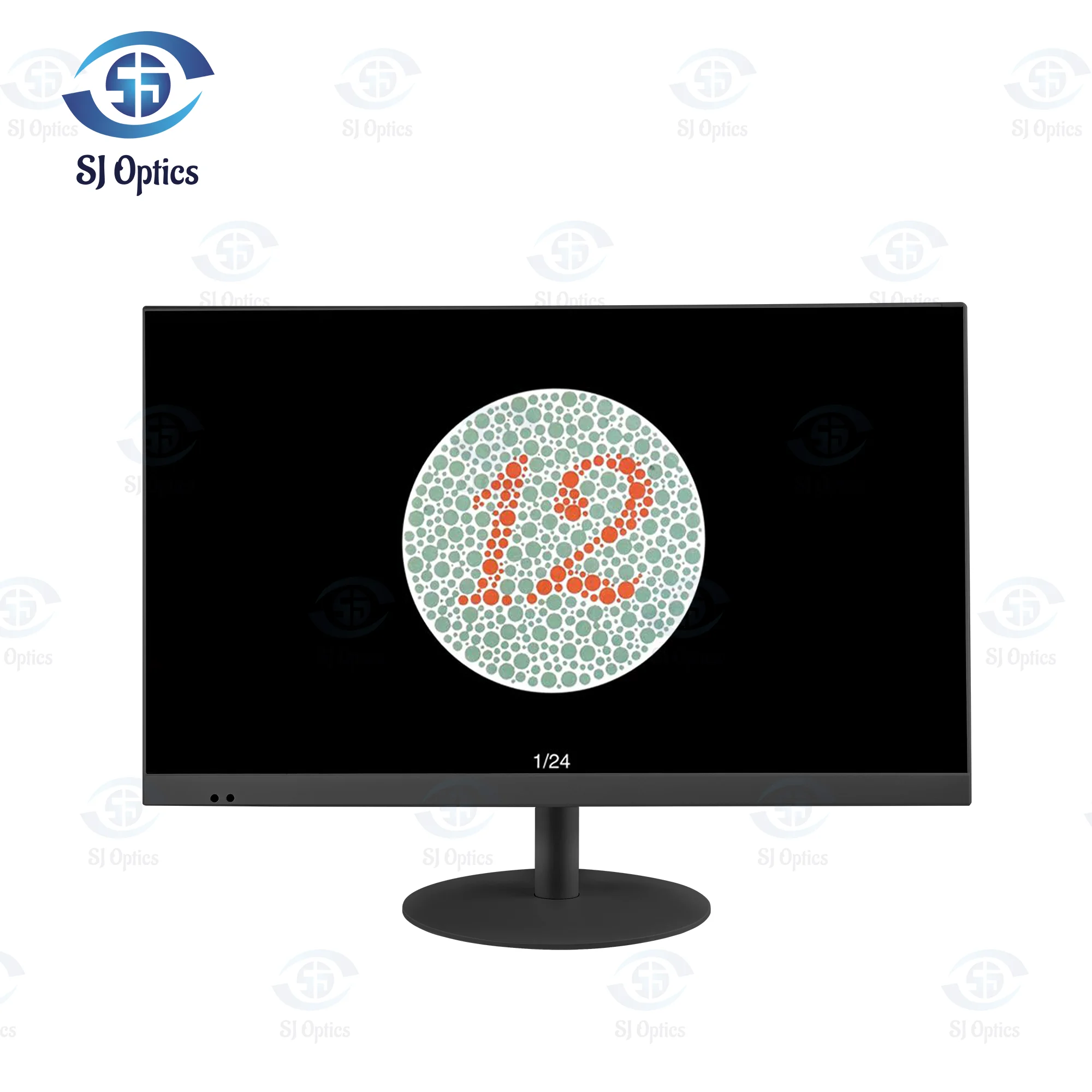 SJ Optics Optical Instrumentst ACP-300 مخطط حدة البصرية جهاز اختبار الرؤية الرقمية مع جهاز التحكم عن بعد