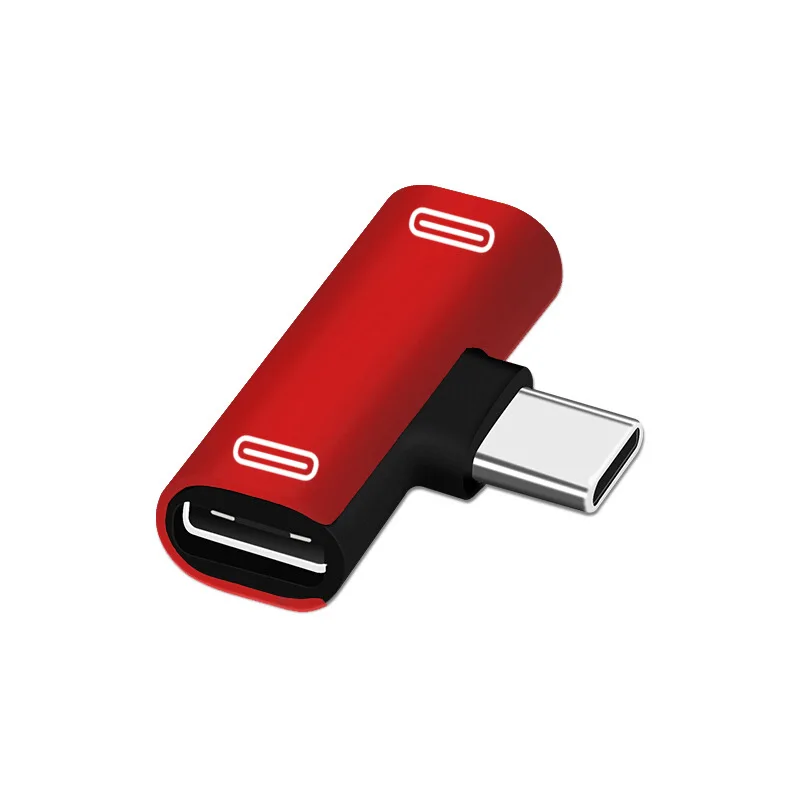 3 In 1 USB C To Type-C Adapter USB Type C Charging Cable Charger Earphone Converter For Xiao Mi 8 Mi 6 Headphone Adapter
