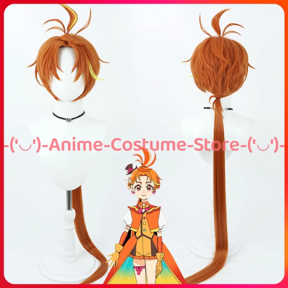 

Pretty Cure Wing Feather Angel Yukaze Tsubasa Cosplay Wig Anime Character Halloween Carnival Party Costume Wigs Synthetic Hair
