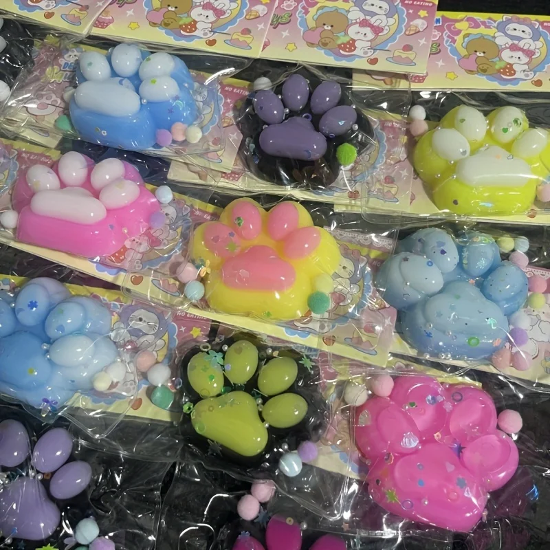 

1 шт. мягкие гладкие кошачьи когти, сжимаемые игрушки для детей и взрослых, мягкие игрушки-поп-непоседы, детские праздничные развлекательные игры Ha