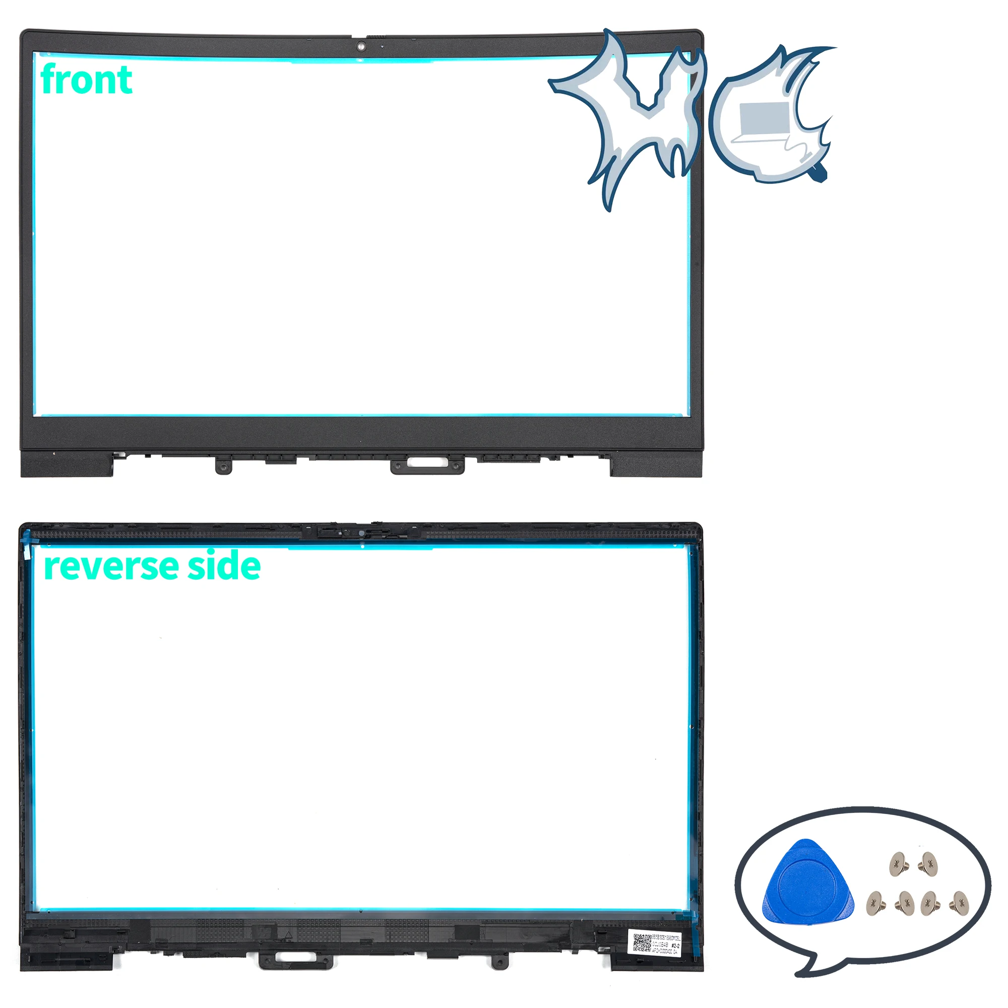 Imagem -03 - Notebook Back Cover Bezel para Lenovo Dobradiças para Lenovo Thinkbook 14 g2 São Itl 14 g3 Acl Lcd 14 Peças de Laptop Substituição