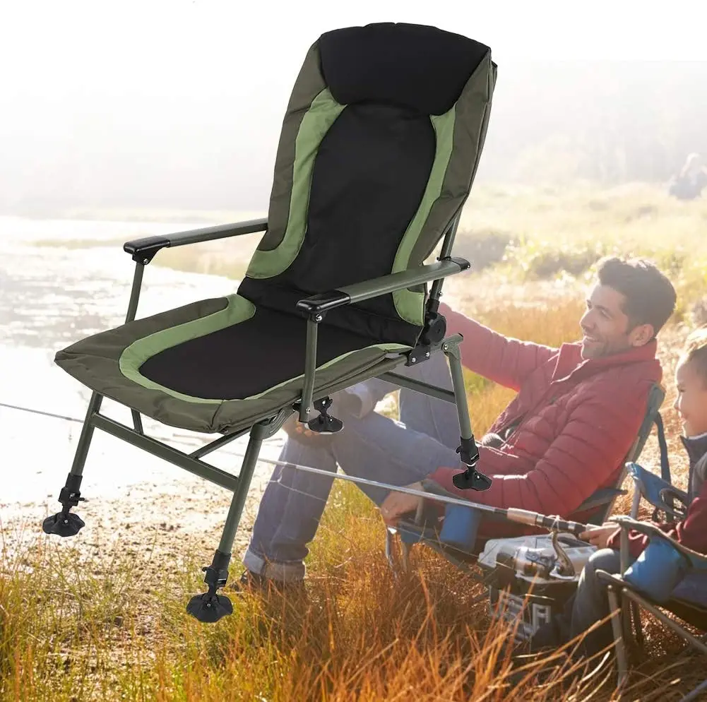 outdoor camping folding chair lounge chair with breathable Oxford cloth