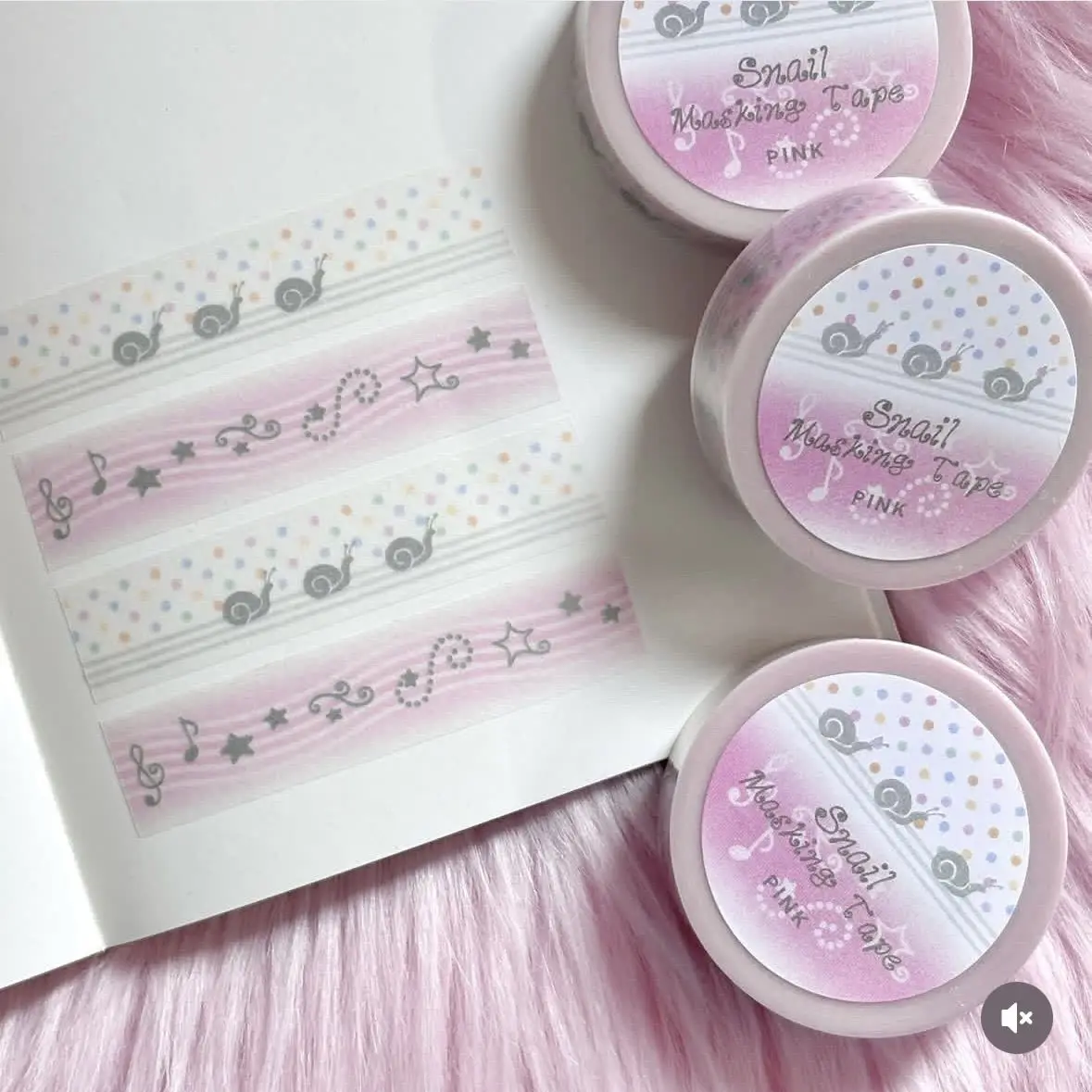 Cute Snail Washi Tape Kawaii Ins Cute Star Point Deco Stickers DIY Scrapbook Aesthetic Masking Tape