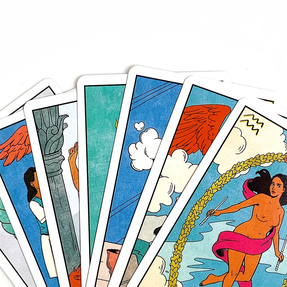 タロットデッキ 英語版 タロットカードデッキ ボードゲーム 運命占い 女性 女の子向け ボードデッキ ハロウィンやクリスマス用