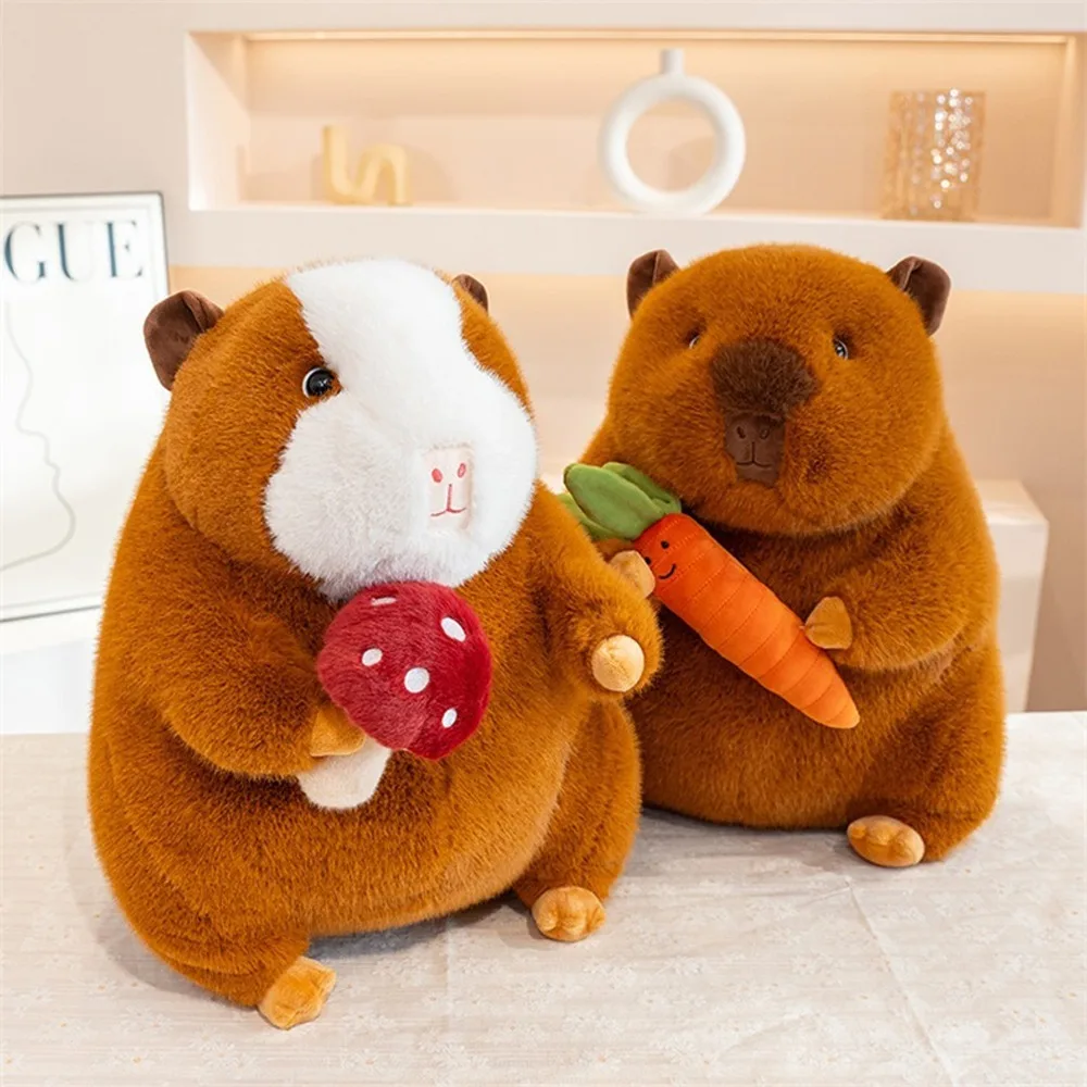 

Vegetable Dutch Pig Plush Doll Simulation Cartoon Cavy Plush Toy 25/30cm Soft Guinea Pig Fluffty Doll Christmas Toy