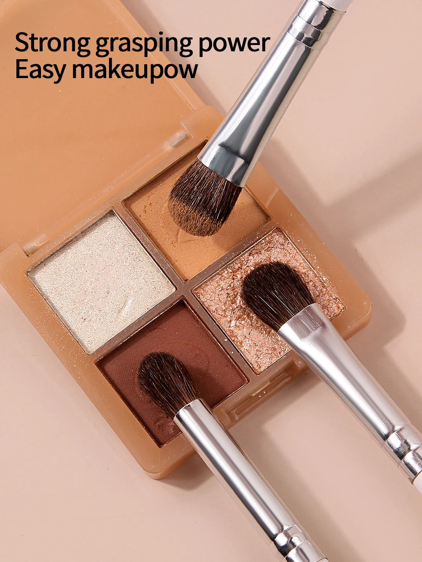 7 ชิ้นสีขาวยาวเสาไม้จับแปรงแต่งหน้าอายแชโดว์ชุดแปรงนุ่มสัตว์ผม Smudging แปรง Highlighter แปรงแต่งหน้าเครื่องมือ