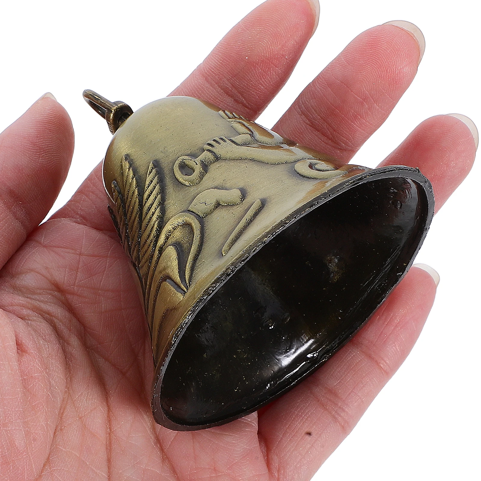 

2pcs 2 Pieces Feng Shui Bell Vintage Angel Bronze 236x236 Inch Home Garden Hanging Blessing Decor Wealth Fortune Brass Christmas