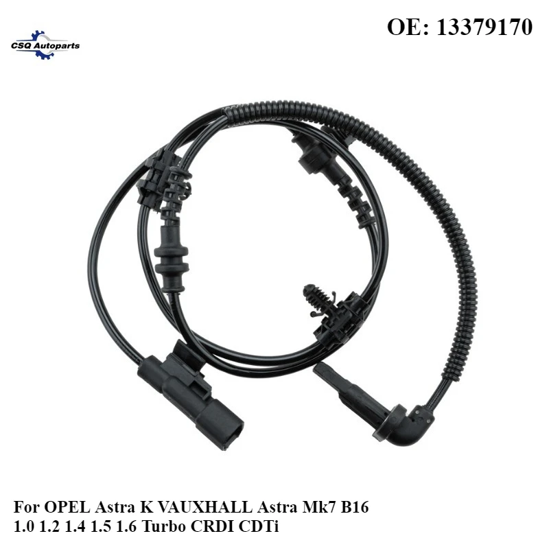 

13379170 For OPEL Astra K VAUXHALL Astra Mk7 B16 1.0 1.2 1.4 1.5 1.6 Turbo CRDI CDTi New ABS Wheel Speed Sensor 13473250