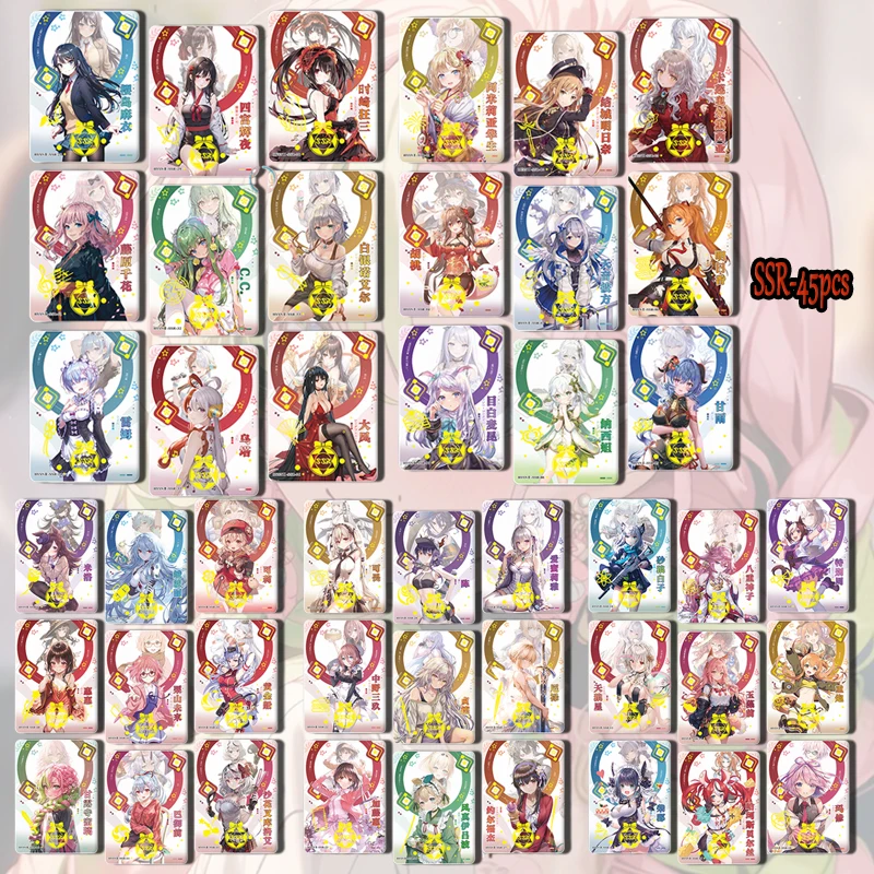 Goddess Story Flower girl SSR ZR SP card Hatsune Miku Ganyu Tokisaki Kurumi Mona ACG boy Toy collection Birthday Christmas gift