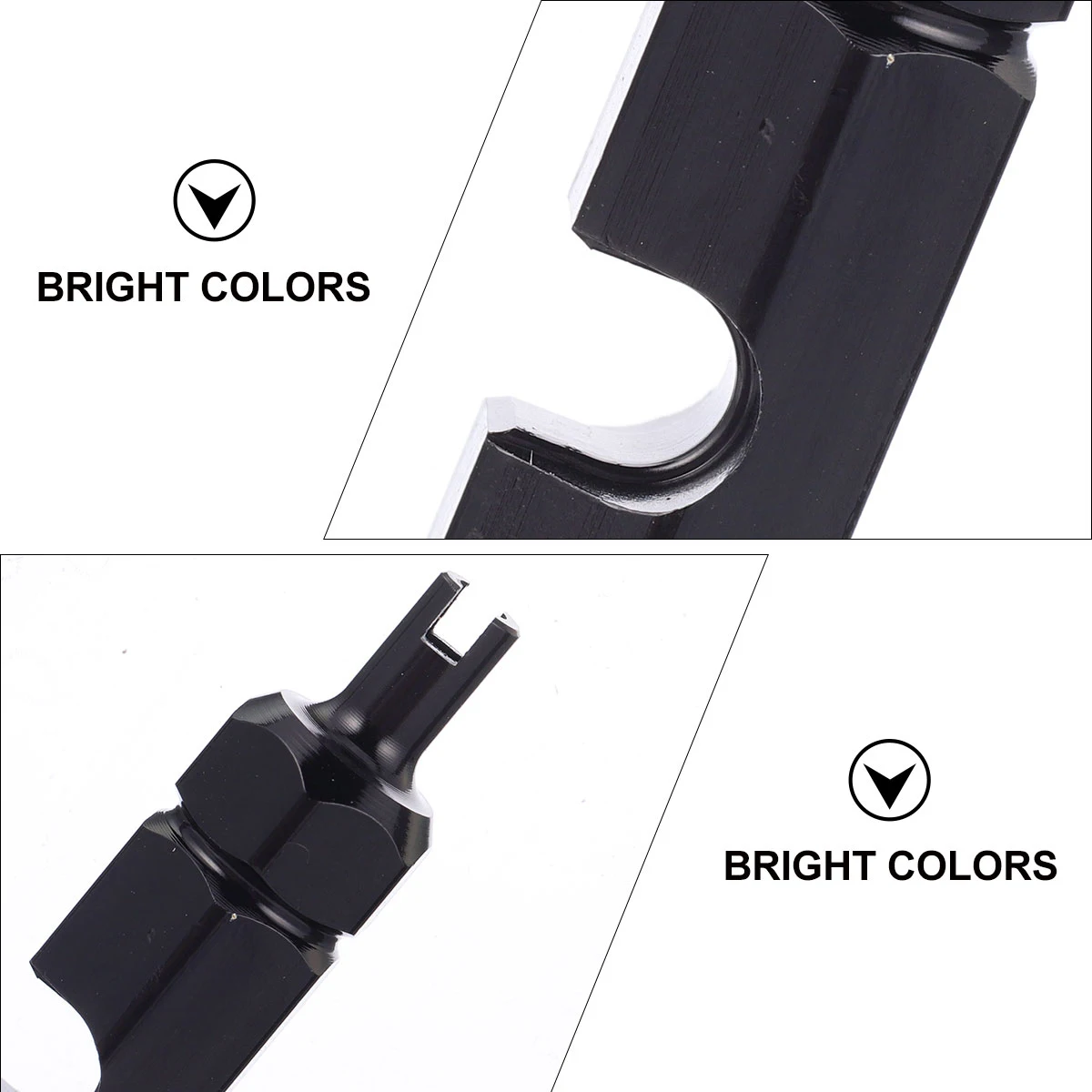 

Bike Inner Tube Black Compact Tire Core Remover Durable For Bicycle Car Repair Maintenance Tool Cycling Repair Tool