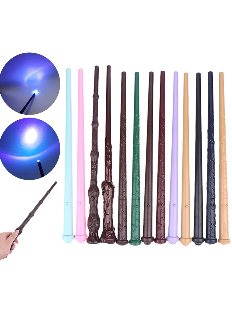 Baguette magique lumineuse sonore, 1 pièce, jouets pour Halloween, Cosplay, bâton magique pour enfants, accessoires de Costume de fête, cadeaux pour enfants