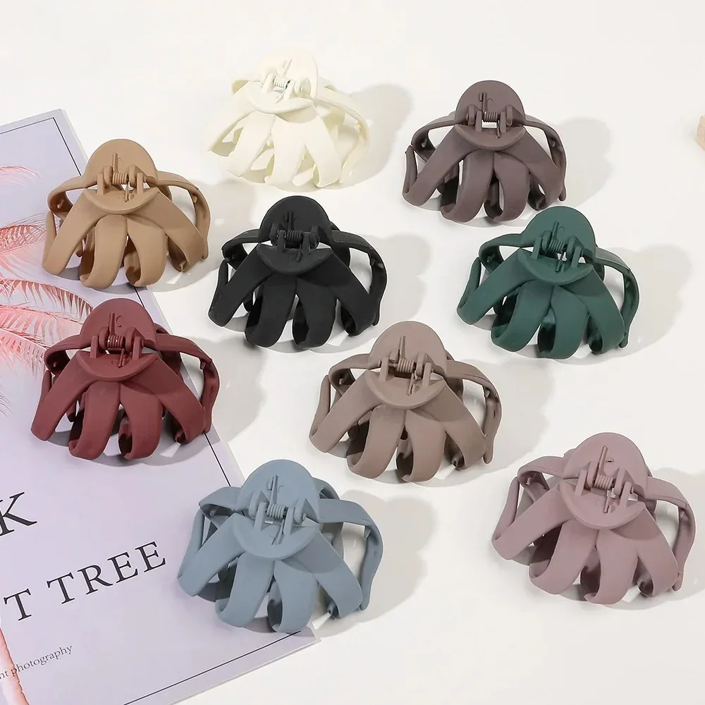 Irregular Octopus Hairpins 7cm Back of Head Hair Clip Korean Simple Headwear Woman Girl Hair Accessories Jewelry Wholesale