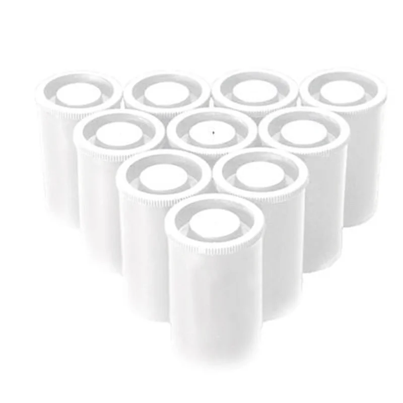 

200PCS Plastic Empty Film Canister Camera Reel Container Storage Case Can For Accessories Art Bead Coin Pill White