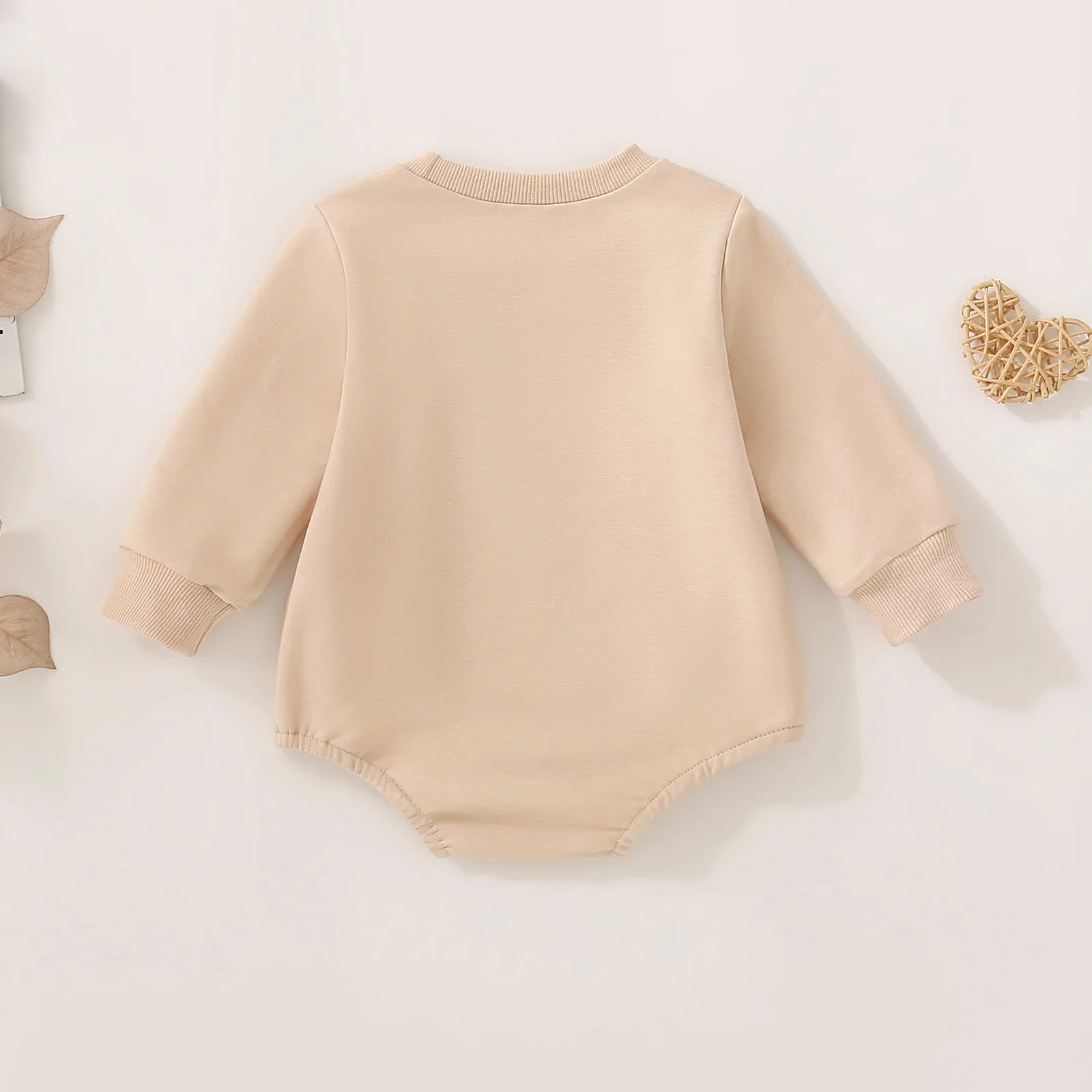 Spring Autumn Long Sleeve Butterfly Knot Four Leaf Clover Print Fashion Baby Romper Harlequin Design Infant Clothing