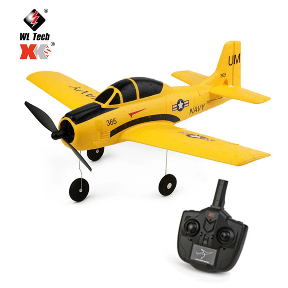 XK A210 T28 4Ch 384 Wingspan 6G/3D Modle Stunt Plane Six Axis Stability Remote Control Airplane Electric RC Aircraft Drone Toys