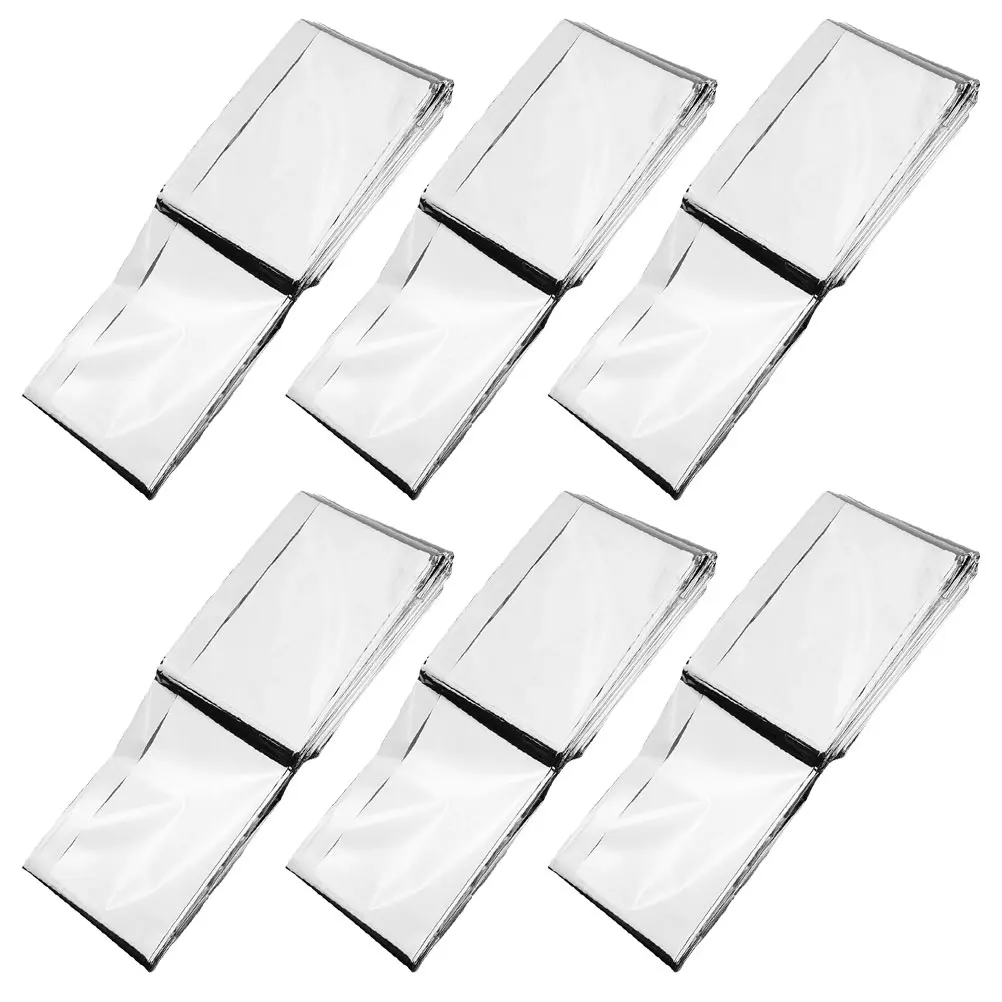 

6pcs Plant Grow Reflective Film Reusable Garden Reflectors For Greenhouse Windproof Winter Protection Emergency Survival