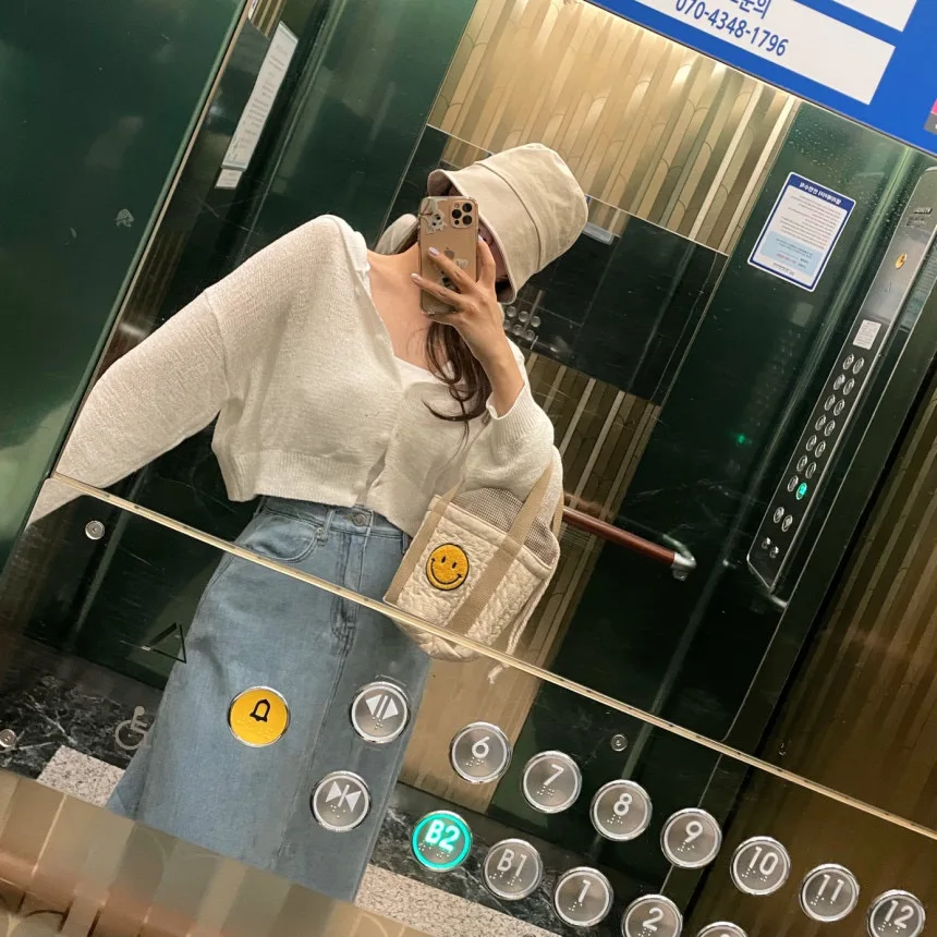 กระโปรงทรงเอเอวสูงสไตล์เรโทร ผ้ายีนส์ทรงยาว ผู้หญิง กระชับสัดส่วน ทรงยาว แฟชั่นเกาหลี ผ้าฝ้าย ใส่สบาย เหมาะกับการเดินทาง