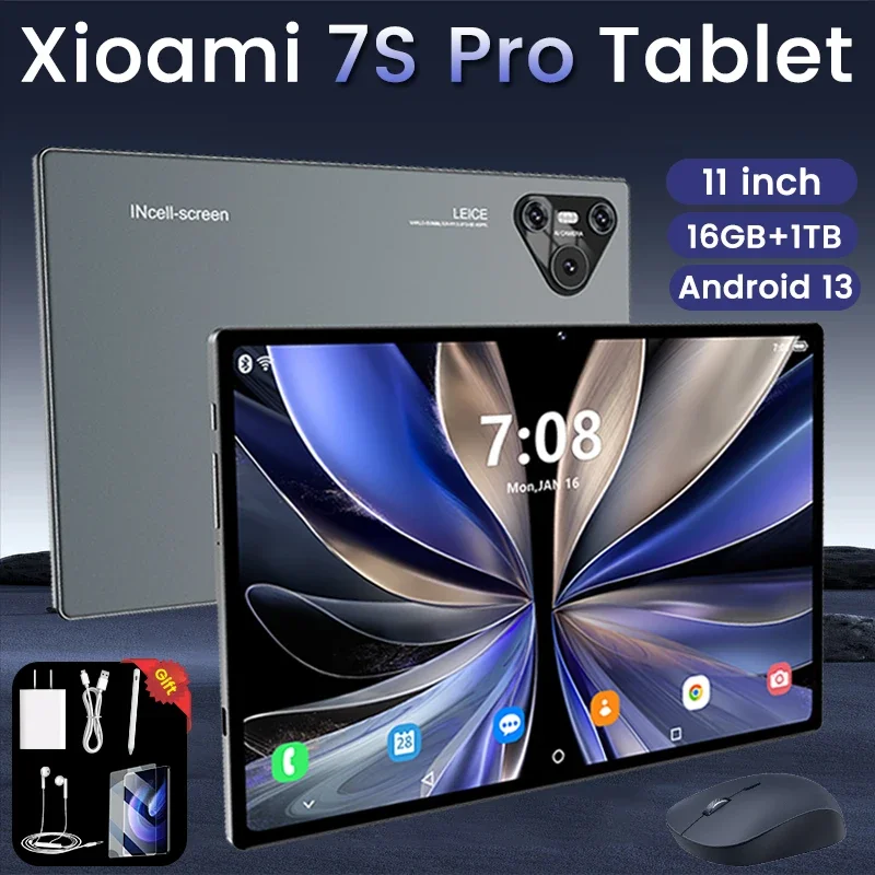 2025 Global Version Tablet MI Pad 7S Pro 11 inch snapdragon888 HD 4K Original Tablet PC 16G+1024GB 10000mAh 5G WiFi GPS Tablette