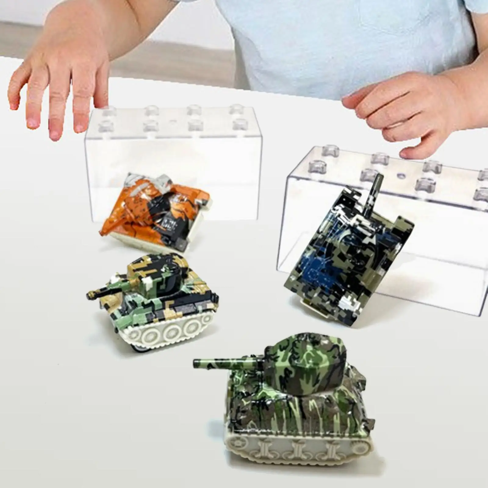 Miniature Tank Toys 1/76 Panther Simulation Model Hand Painted Alloy PP DIY Kit for Shelf Decor and Children Gift Set