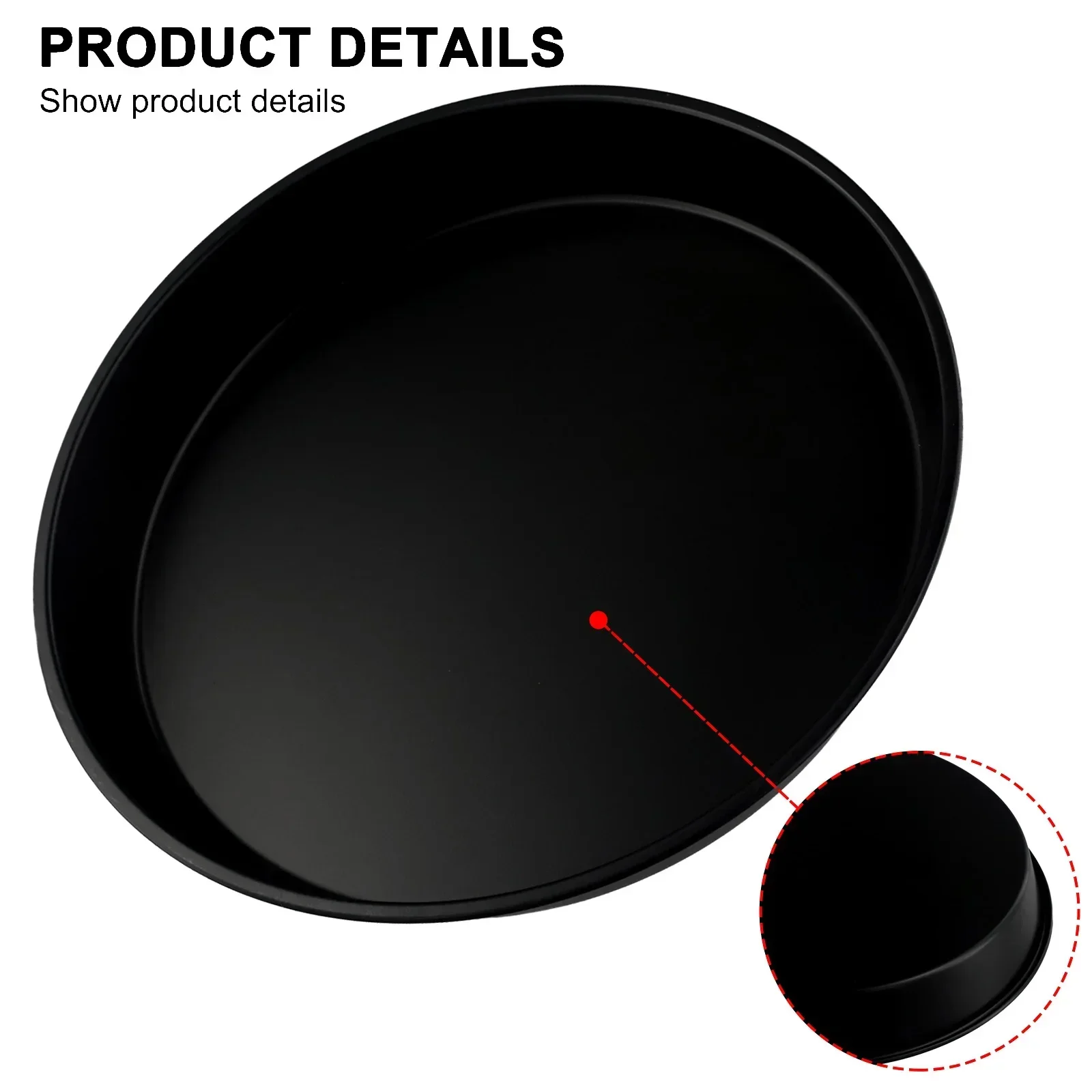 Poêle à pizza antiarina pour four à micro-ondes, ustensiles de cuisine, accessoires de friteuse à air, outils de cuisson