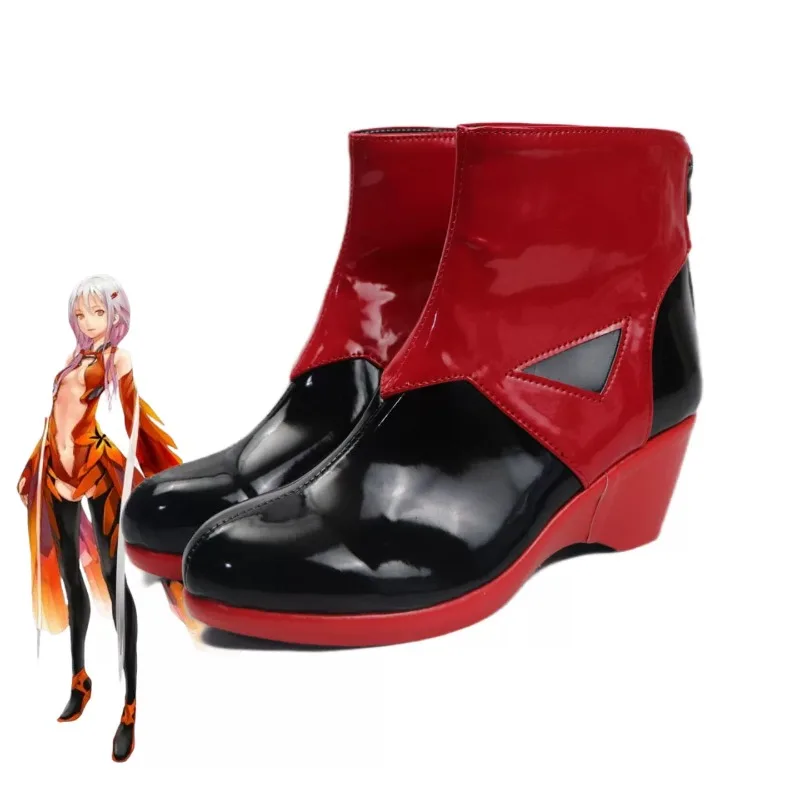 

Anime Roleplay Guilty Crown Yuzuriha Inori Cosplay Shoes Woman Christmas Boots Cosplay Halloween
