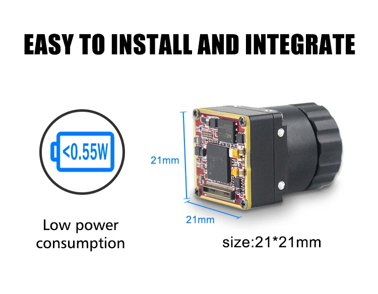 

Тепловизионный микромодуль Gold Seller 640*512 Uncooled Mini 640 LWIR с CMOS-сенсором и сетевым SDK