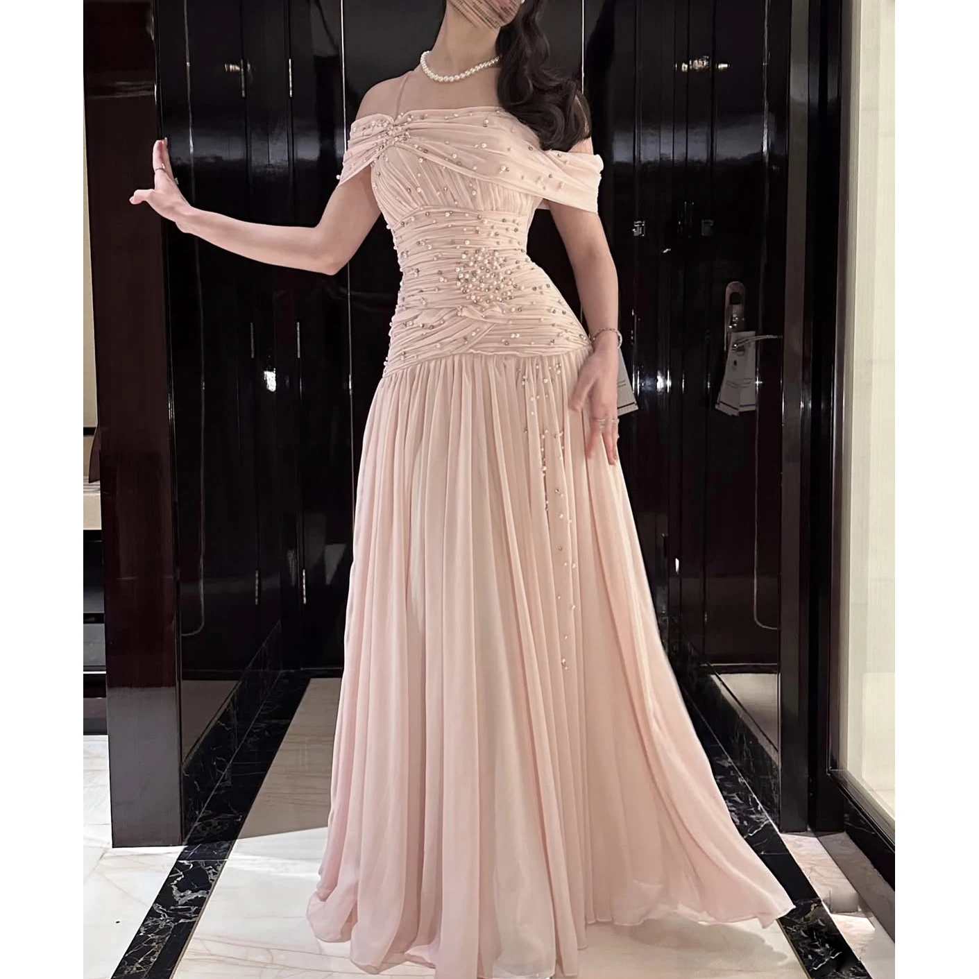 Blush Pink Evening … - image