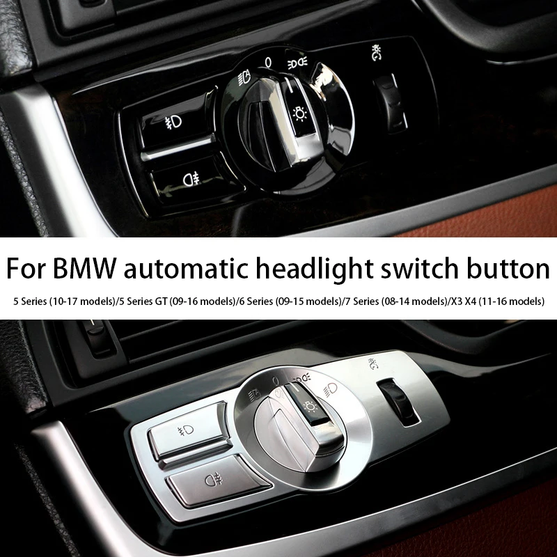 For BMW 5 Series F chassis headlight switch button.