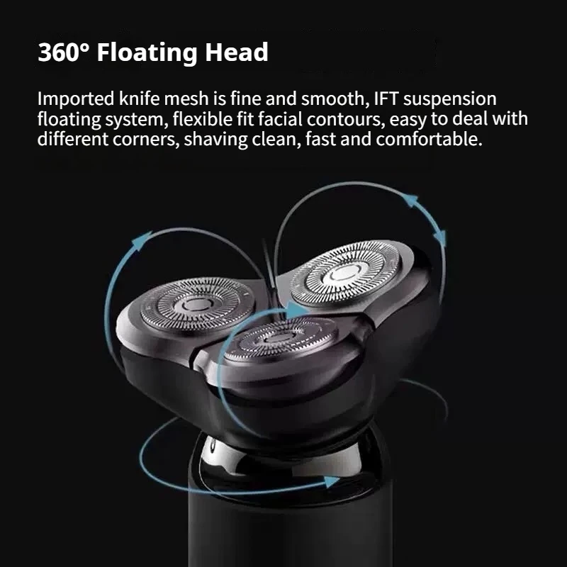 Mijia S500 Electrical Shaver for Men 3D Floating Blade Dry & Wet Shaving Washable Rechargeable Shaving Beard Machine