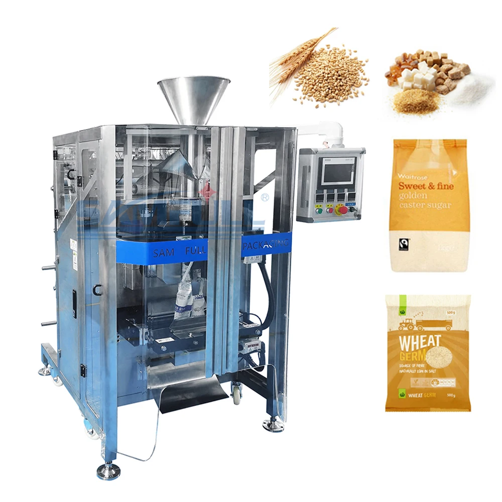 Automatic Automatic Vertical Rice Sugar Salt Bagging Machine Rice Grain Bean Cereal Bag Filling Machine 1kg 5kg Sugar Packing Machine - Aliexpress Deal