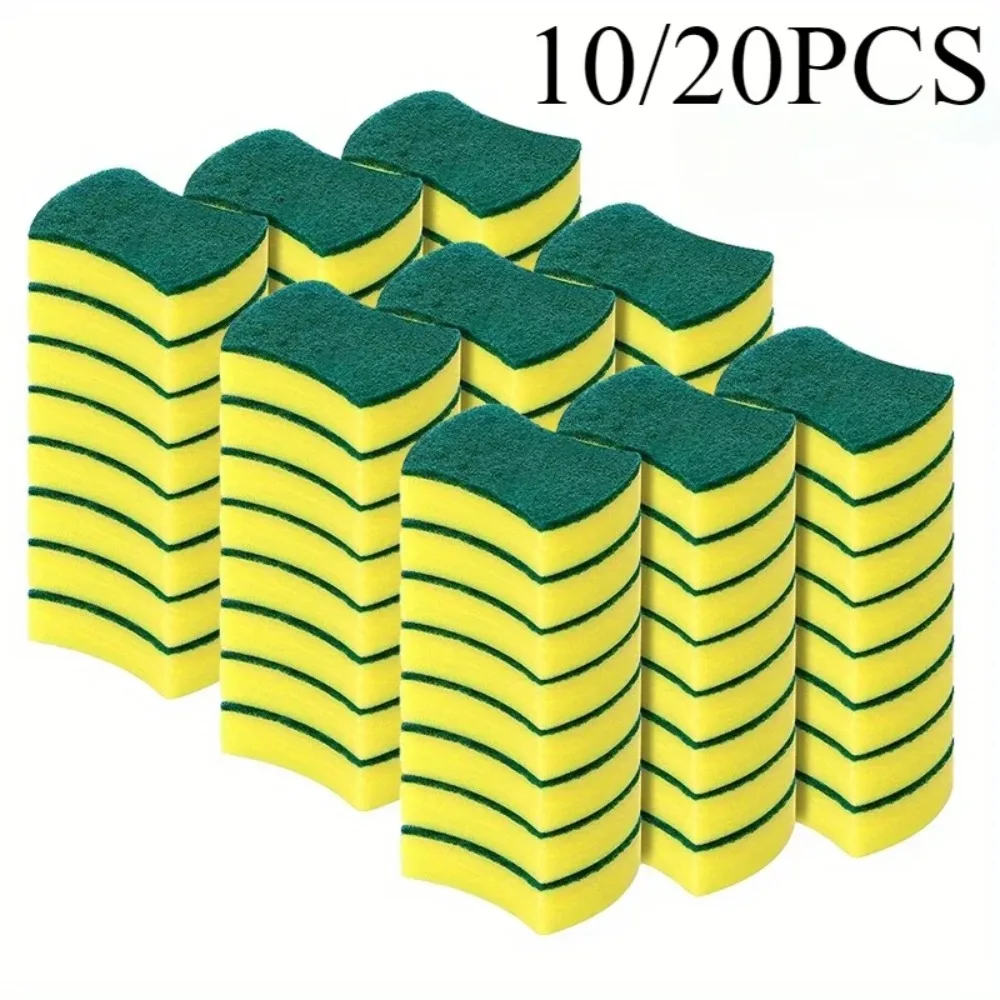 Dual Sided Scratch Free Kitchen Sponge for Pots Floors Furni