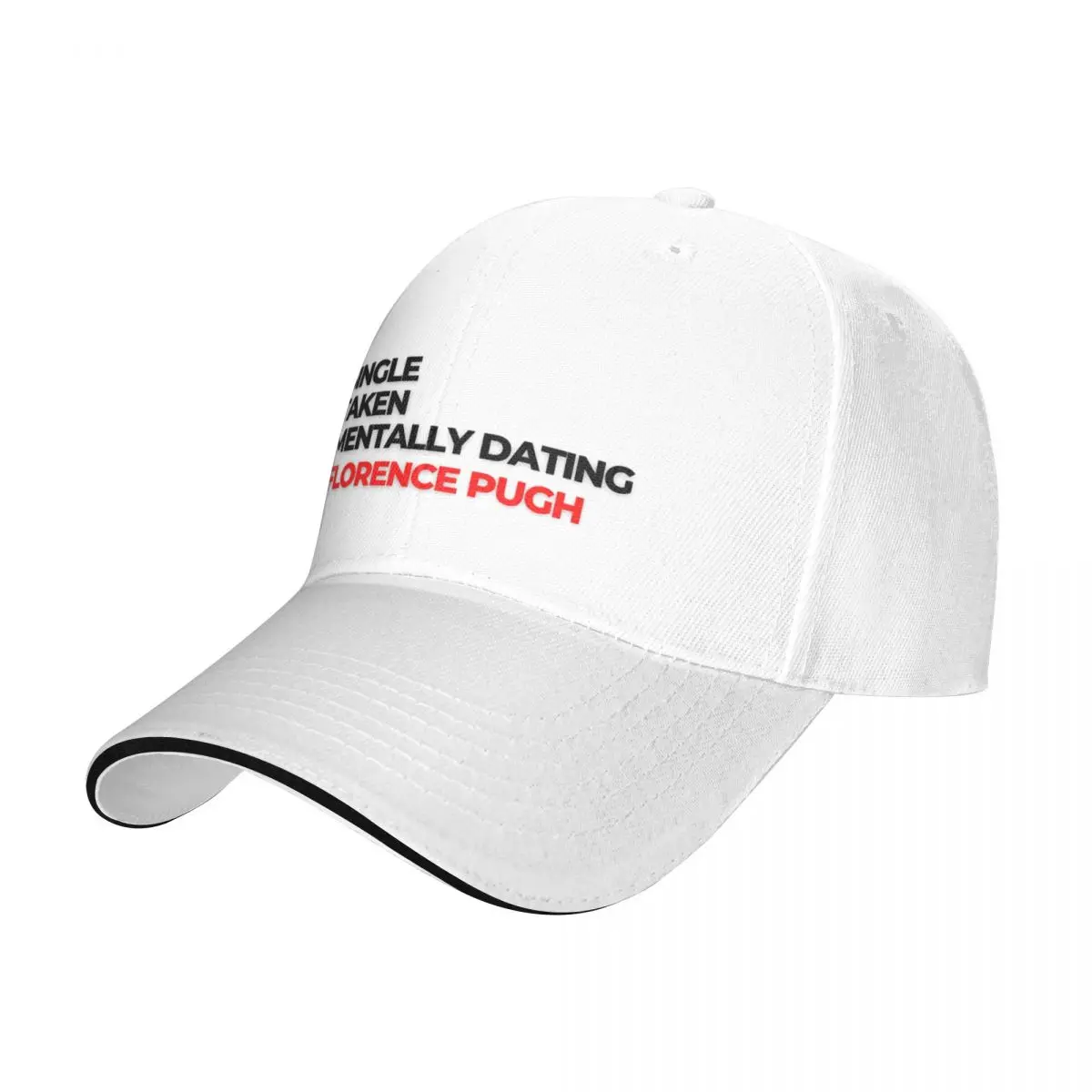 Mentally Dating Florence Pugh Baseball Cap Luxury Man Hat Icon Ladies Men's