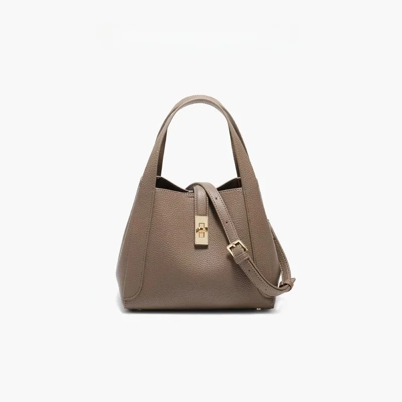 

Большая кожаная сумка-тоут Capaci, женская сумка через плечо, дорожная корзина, мягкая ручка, современный нейтральный Sle