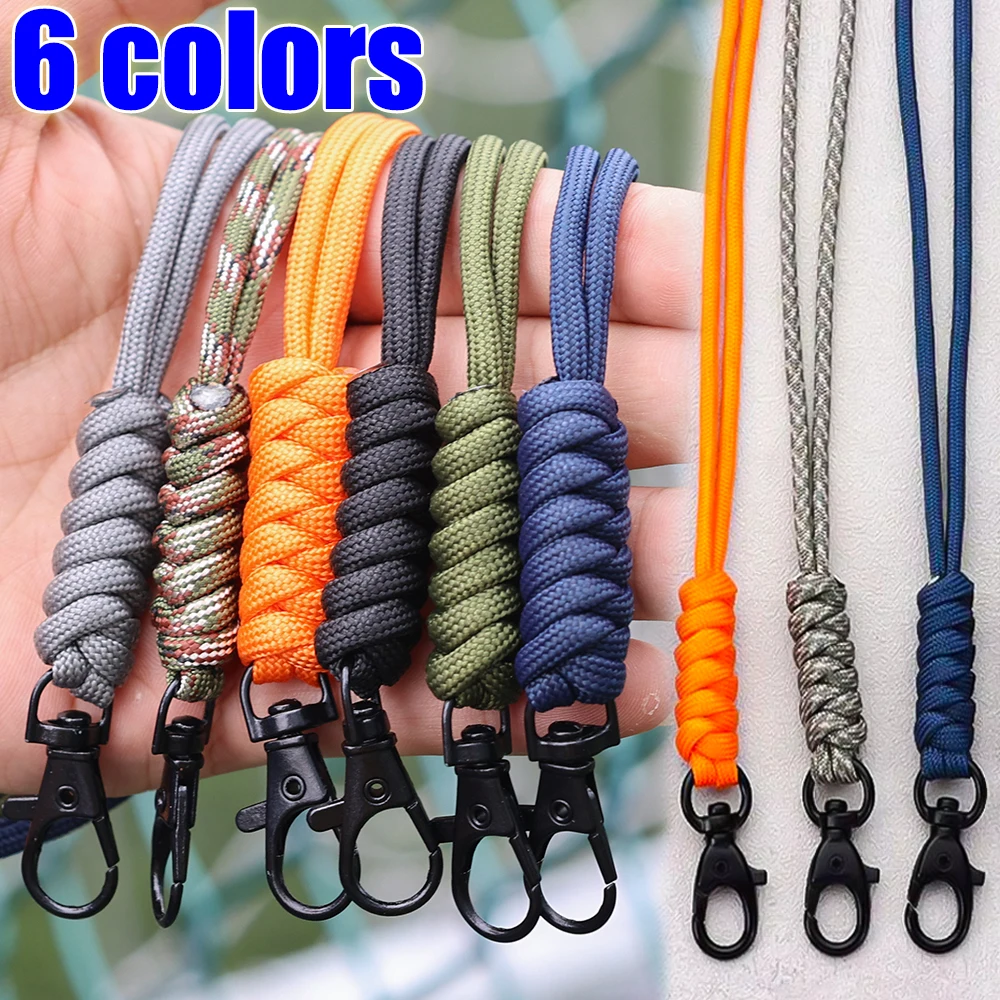 

Outdoor Camping Climbing Rope Buckle Multifunctional Umbrella Rope Hand-woven Rope Buckle Portable Neck Climbing Tools