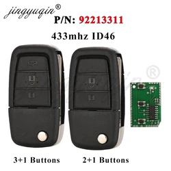 jingyuqin 92213311Flip Remote Car Flip key for Chevrolet Caprice Lumina Pontiac G8 Holden VE Commodore Omega Berlina 433mhz ID46