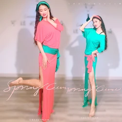 Belly Dance Costume Outfit Caderin Dancer Lessons Wear 2023 For Women Indian Set Adult Professional Orientale Femme Skirts Dress