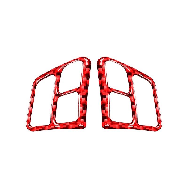 For BMW 3 Series E90 2005-2012 Accessories Carbon Fiber Interior Car Steering Wheel Button Decoration Frame Trim Cover Stickers